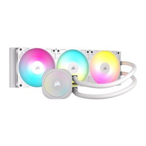 Corsair Nautilus 360 RS ARGB Performance 360mm Liquid CPU Cooler - White