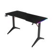 Royal RGB Lighting Gaming Desk with Carbon Fiber Surface-Black - Image 5