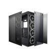 DarkFlash Phantom Mid Tower Front Side & Left Side Tempered Glass Panel Case - Black - Image 5