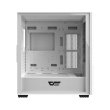 DarkFlash DF2100 ATX Mid Tower Tempered Glass Side Panel Case With 4 ARGB Fans - White - Image 11