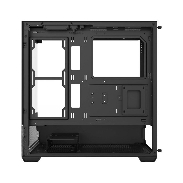 DarkFlash DS900 Air ATX Mid Tower Front Side & Left Side Tempered Glass Panel Case With 3 Fan RGB With RGB Controller - Black - Image 2