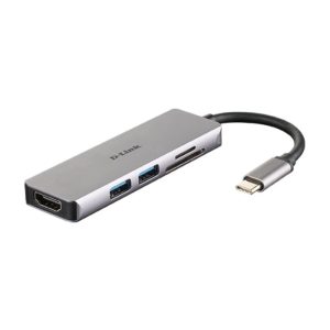 D-Link 5-in-1 USB-C™ Hub with HDMI and SD/microSD Card Reader