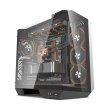 DarkFlash DY470 ATX Mid Tower Gaming Case With 4 ARGB Fans Included - Black - Image 4