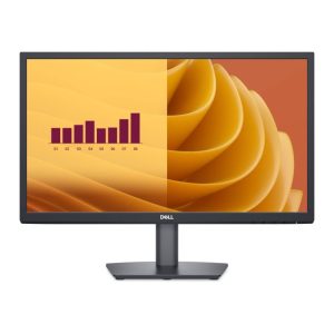 Dell 22 E2225H Monitor, 21.5" Full HD VA Display, 5ms GTG Response Time, 75 Hz Refresh Rate, Edge LED Backlight Technology, Eye Comfort Technology, Panel Mount, Energy Star, Black