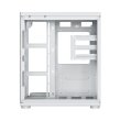 Xigmatek Aqua Compact Arctic ATX Three Panel Front Top & Left Side Tempered Glass Case With 4 ARGB Fans - White - Image 9