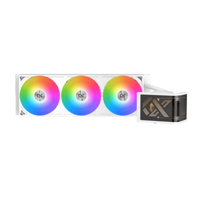 Xigmatek Alpha Connect Ultra 360 Arctic ARGB AIO CPU Liquid Cooler - White - Image 3