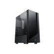 Xigmatek Duke Front Side & Left Side Tempered Glass Panel Case with 4 Rainbow RGB Fans - Black - Image 6