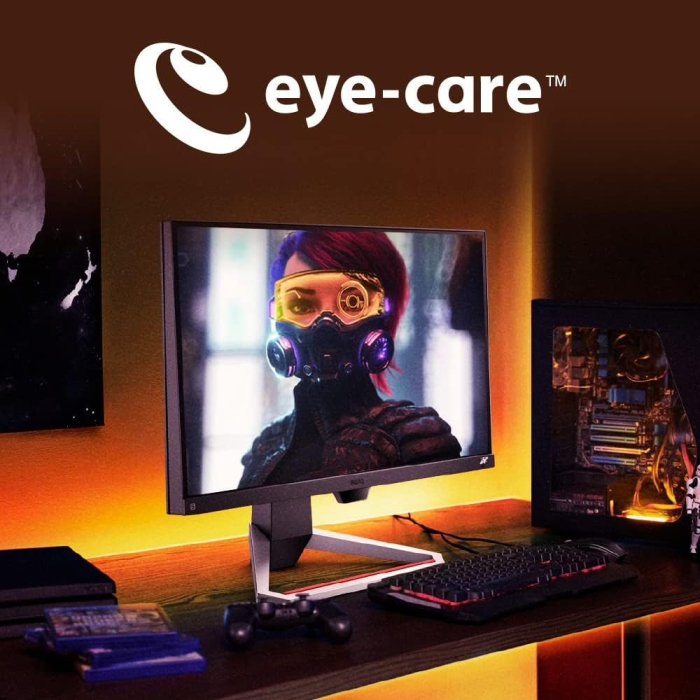 BENQ MOBIUZ 27-Inch Full HD Gaming Monitor, IPS, 165Hz, 1ms, AMD FreeSync, Built-in Speaker - Black - Image 2