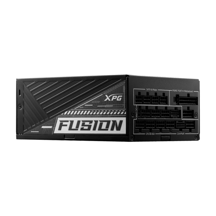 XPG FUSION 1600W 80 Plus TITANIUM PCIE 5 & ATX 3.0 Power Supply - Full Modular - 100% Japanese Capacitors - Image 3