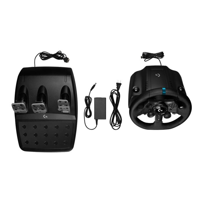 Logitech G G923 True Force Racing Wheel & Pedals For PS5/4 & PC - Image 2