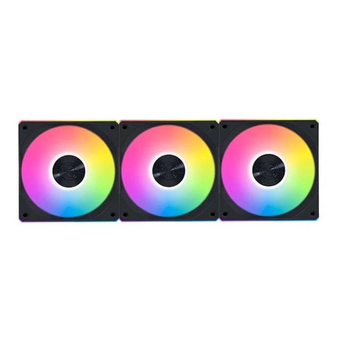 LIAN LI UNI FAN CL Wireless 120mm ARGB Case Fans with Controller (3 Pack) - Black - Image 3