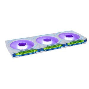LIAN LI UNI FAN SL-INFINITY Wireless Reverse 120mm ARGB Case Fans with Controller (3 Pack) - White