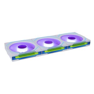 LIAN LI UNI FAN SL-INFINITY Wireless 120mm ARGB Case Fans with Controller (3 Pack) - White