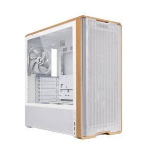 Lian Li Lancool 217 Mid Tower ATX Gaming Case, White (5 Fans Included)