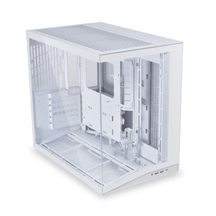 LIAN LI O11 Dynamic Mini V2 ATX Mid Tower Gaming Case (Fans Not Included) - White - Image 3