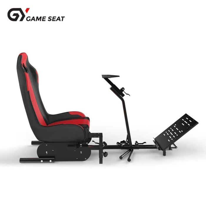 GAMESEAT GY022 Racing Simulator Cockpit Seat – Black/Red - Image 3