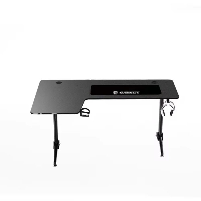 Gamvity Professional Gaming Desk L Shaped (1600*1000*750) - Left Black - Image 2