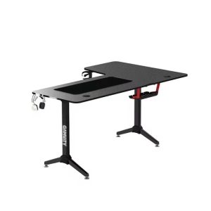 Gamvity Professional Gaming Desk L Shaped (1600*1000*750) - Left Black