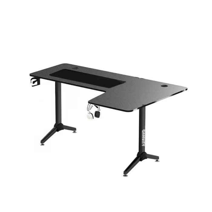 Gamvity Professional Gaming Desk L Shaped (1600*1000*750) - Right Black - Image 2