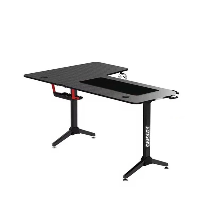 Gamvity Professional Gaming Desk L Shaped (1600*1000*750) - Right Black - Image 3
