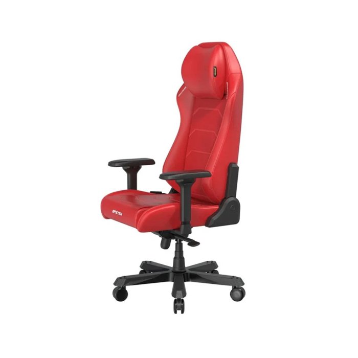 DXRacer Master XL Gaming Chair Height Adjustable Headrest, 4D Integrated Lumbar Support, 4D Armrest - Red - Image 2