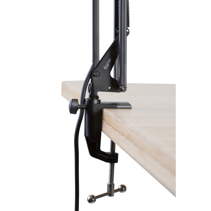 Gator Frameworks Broadcast/Podcast Boom Desk-Mounted Mic Stand (XLR Cable Included) - Black - Image 3