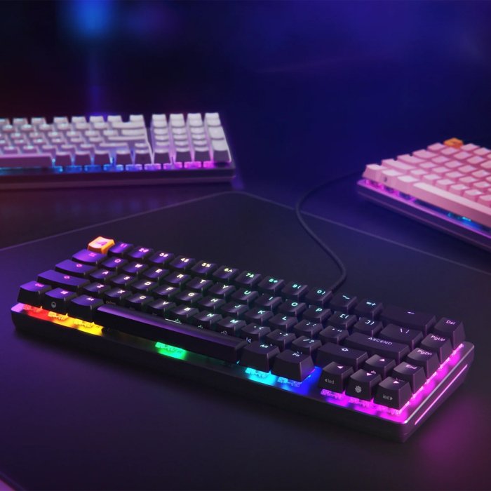 Glorious GMMK2 Compact 65% Modular Mechanical Gaming Keyboard (Arabic) Pre-Built Edition - Black - Image 2