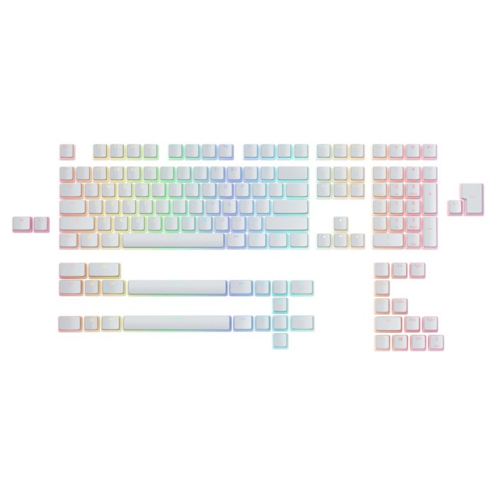 Glorious Aura Machanical Keycaps (Full 145-Key Set) - Aura White