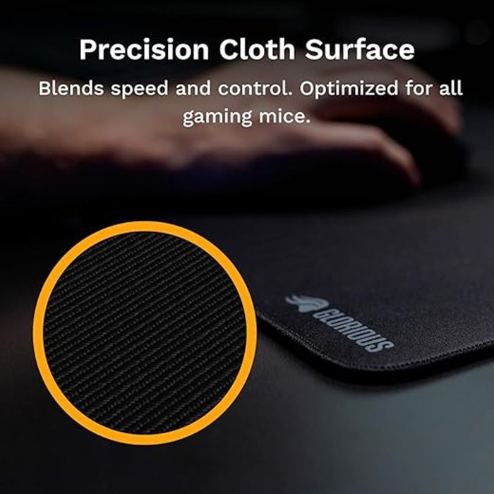 Glorious GMP2 GLED Cloth RGB Gaming Mousepad (3XL) - Black - Image 2
