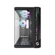 GameOn Emperor Arctic III Series Mid Tower Two Panel Front & Left Side Tempered Glass Case with 7 ARGB Fans - Black - Image 6