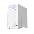 GameOn Emperor Mid Night IV Series Mid Tower Tempered Glass Side Panel Case with 7 ARGB Fans - White - Image 7