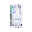 GameOn Emperor Mid Night IV Series Mid Tower Tempered Glass Side Panel Case with 7 ARGB Fans - White - Image 8