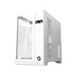 GameOn Infinity Series Digital Display Screen Mid Tower Three Panel Front,Top & Left Side Tempered Glass Case With 7 RGB Fans - White - Image 7