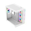 GameOn Pulse Series ARGB ATX Mid Tower Gaming PC Case With (7 ARGB Fans Included) - White - Image 10