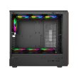 GameOn Timber Midnight Series ARGB + PWM Mid Tower Gaming Case With (7 Fans Included) - Wood/Black - Image 7