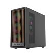 GameOn Timberi Midnight Series ARGB + PWM Mid Tower Gaming Case With (7 Fans Included) - Wood/Black - Image 10