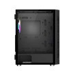 GameOn Trident Series Mid Tower Two Panel Front & Left Side Tempered Glass Case With 4 RGB Fans - Black - Image 9