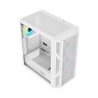 GameOn Trident IV-A PowerForge Series Mid Tower Gaming Case with 750W Power Supply Pre-Installed (4 ARGB Fans Included) - White - Image 9
