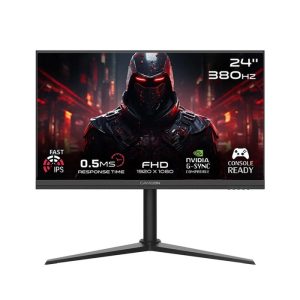 Gameon MidNight Pro Series 24" FHD IPS 380Hz 0.5ms HDR Ready, HDMI 2.1 Adjustable Stand, Gaming Monitor - Black