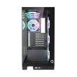 GameOn Emperor Mid Night IV Series Mid Tower Tempered Glass Side Panel Case with 7 ARGB Fans - Black - Image 6
