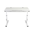 Gaming Table White (100*50*60cm) With Black MousePad - Image 9