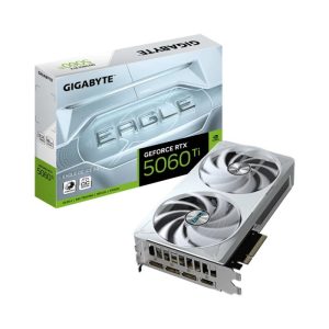 GigaByte GeForce RTX 5060Ti EAGLE OC ICE 8GB GDDR7 Graphics Card - White