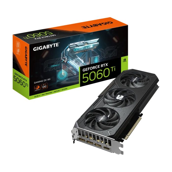 Gigabyte GeForce RTX 5060Ti Gaming OC Edition 8GB GDDR7 Graphics Card