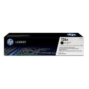 HP 126A Black Original LaserJet Toner Cartridge (CE310A)...