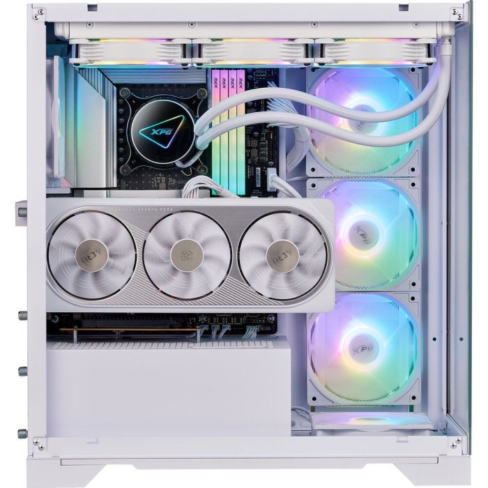 XPG INVADER X Mid-Tower PC Chassis - White - Image 2