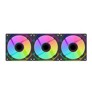 Sharx Infinity 3-in-1 Pack With Remote ARGB Fan - Black