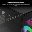Montech King 65 Pro Mid Tower Two Panel Front & Left Side Tempered Glass Case with 3 RGB Fans - Black - Image 8