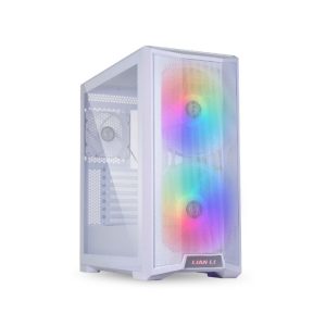 LIAN LI Lancool 215 Mesh Front Panel Tempered Glass Side Panel Case with 2 ARGB Fan + 1 Rear Fan