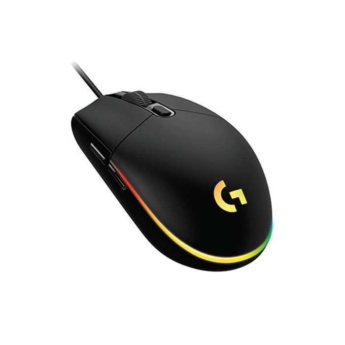 Logitech G203 Lightsync RGB Upto 8,000 DPI Wired Gaming Mouse Black - Image 3