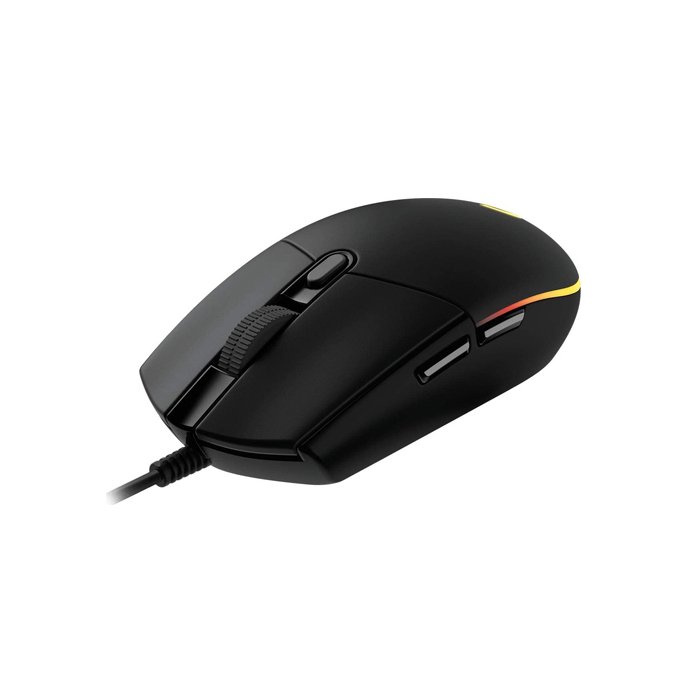 Logitech G203 Lightsync RGB Upto 8,000 DPI Wired Gaming Mouse Black - Image 2